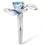Santuzza Heart Shape Flower Rings 925 Sterling Silver Exquisite Blue Clover Enamel Ring Fine Jewelry for Women Santuzza Heart Shape Flower Rings 925 Sterling Silver Exquisite Blue Clover Enamel Ring Fine Jewelry for Women