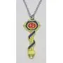GK-O Anime Fairy Tail Ophiuchus Infinite Clock Key Necklace Metal Pendant Cosplay Costume