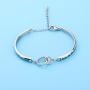 Zuo Bao Memorial Jewelry Sympathy Gift A Piece of My Heart Lives in Heaven Bracelet Loss Jewelry Gift