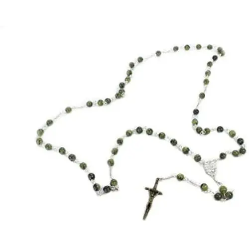Biddy Murphy Connemara Marble Rosary Beads Celtic Cross 24 ¼ Inches Long Handcrafted in Ireland Biddy Murphy Connemara Marble Rosary Beads Celtic Cross 24 ¼ Inches Long Handcrafted in Ireland