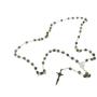 Biddy Murphy Connemara Marble Rosary Beads Celtic Cross 24 ¼ Inches Long Handcrafted in Ireland