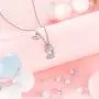 PPJew Unicorn Necklace for Girls Crystal Pendant Necklaces Unicorn Jewelry for Teens Little Girls Daughter Granddaughter Birthday Party Gift