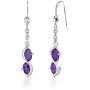 Peora Nurse Retirement Jewelry for Women - Sterling Silver Necklace Earrings Set Amethyst Oval Shape, Farewell Gifts for Coworker with Gift Box Peora Nurse Retirement Jewelry for Women - Sterling Silver Necklace Earrings Set Amethyst Oval Shape, Farewell Gifts for Coworker with Gift Box