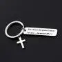 HOLLP Religious Jewelry Jeremiah 29:11 Keychain for I Know The Plans I Have for You Christian Gift Cross Charm HOLLP Religious Jewelry Jeremiah 29:11 Keychain for I Know The Plans I Have for You Christian Gift Cross Charm