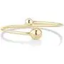 Miabella 18K Gold Over Sterling Silver Italian Flexible Open Bypass Bead Ball Cuff Bangle Bracelet for Women 6.75-7, 7.25-7.5, 7.75-8 Inch 925 Jewelry Made in Italy Miabella 18K Gold Over Sterling Silver Italian Flexible Open Bypass Bead Ball Cuff Bangle Bracelet for Women 6.75-7, 7.25-7.5, 7.75-8 Inch 925 Jewelry Made in Italy
