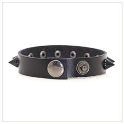 Nsitbbuery Hip Hop Rivet Wristband Spike Leather Cuff Bracelet