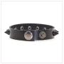 Nsitbbuery Hip Hop Rivet Wristband Spike Leather Cuff Bracelet
