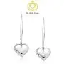 Big Apple Hoops - Mothers Day Valentine Love Heart Dangle Drop Earrings Made from Real Solid 925 Sterling Silver in 3 Color Rose, Silver or Gold with Protective Electrocoated Finish for Maximum Anti-Tarnish Big Apple Hoops - Mothers Day Valentine Love Heart Dangle Drop Earrings Made from Real Solid 925 Sterling Silver in 3 Color Rose, Silver or Gold with Protective Electrocoated Finish for Maximum Anti-Tarnish
