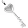 Cremation Jewelry for Ashes Key to My Heart Urn Necklaces Stainless Steel Pendant for Men and Women Dog Cat Funeral Day. Keepsake for Loved One
