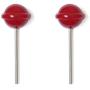 Red Lollipop Drop Earrings for Women Girls Kids Cute Candy Dangle Earring Resin Simulation Food Earrings Trendy Style Candy Resin Drop Earrings for Teens Children Funny Jewelry