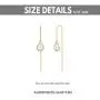 14K Gold Opal Teardrop Threader Earrings for Women Girls Yellow Gold Drop Dangle Earrings Dainty Earrings Valentines Day Wedding Christmas Gold Jewelry