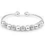 skyllc Charming Lucky Beads Bracelet Women Silver Plated Bangle Fashion Jewelry skyllc Charming Lucky Beads Bracelet Women Silver Plated Bangle Fashion Jewelry