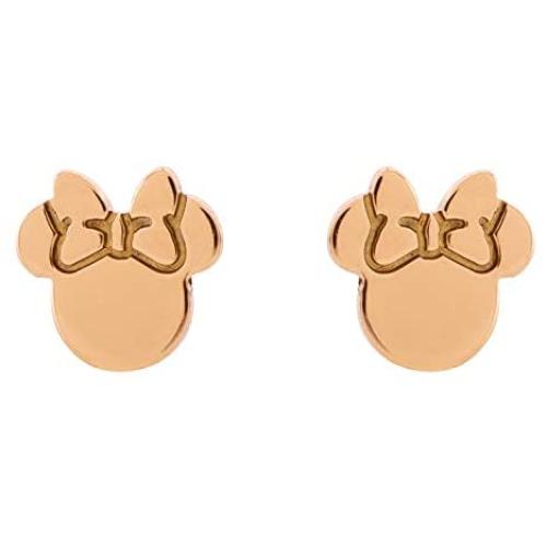 Disney Mickey Mouse Jewelry for Women and Girls, Sterling Silver Stud Earrings;