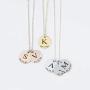 Delicate Initial Disc Necklace Coin Graduation Gift Amazon Handmade Gift for Her Personalized Initial Jewelry for Women Bridesmaid Gift - LCN-ID-L