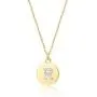 Tiny Initial Necklaces - 14K Gold Plated Dainty Cute Round Letter Necklace for Women Girls Tiny Initial Necklaces - 14K Gold Plated Dainty Cute Round Letter Necklace for Women Girls
