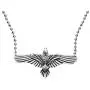 Celtic raven necklace Norse Viking odin Animal flying Bird Pagan Flying crow Pendant Necklace Medieval Triple Moon Goddess Star Witchcraft Amulet Talismanes Necklace with stainless steel 24'' ball chain witchcraft animal jewelry medieval jewelry