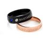 Uloveido Stainless Steel Bible Verse Wedding Bands Engagement Couples Rings Engraved Mustard Seed Can Move Mountains Y945