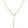 TIKCOOL Link Chain Necklaces for Women Chunky Oval Rectangle Paperclip Choker Necklace Adjustable Toggle Clasp Double Layered Collar Necklace for Girls TIKCOOL Link Chain Necklaces for Women Chunky Oval Rectangle Paperclip Choker Necklace Adjustable Toggle Clasp Double Layered Collar Necklace for Girls