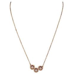 SWAROVSKI Sparkling Dance Trilogy Necklace White One Size