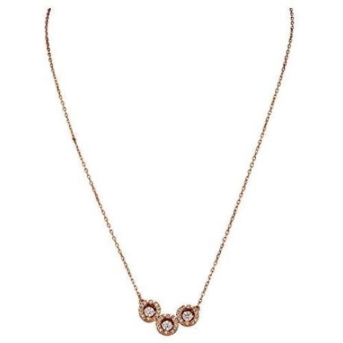 SWAROVSKI Sparkling Dance Trilogy Necklace White One Size