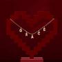YSAHan Personalized Name Necklace Custom Initial Charm Pendant Nameplate Necklaces 18K Gold Plated Gift for Women Girls