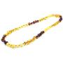 Amber Jewelry Shop Baltic Amber Necklace (Unisex) 13 inches/Certified Genuine Baltic Amber Necklace