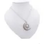 Caiyao Vintage Silver Crescent Moon and Sun Pendant Necklace Retro Swirl Filigree Jewelry for Men Women Teens Caiyao Vintage Silver Crescent Moon and Sun Pendant Necklace Retro Swirl Filigree Jewelry for Men Women Teens