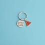 AKTAP Delta Sigma Theta Gift She Believed She Could So She Did Keychain Gift for Sorority Sister DST Paraphernalia Sorority Gifts