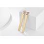 Uni-J 2PCS Drop Dangle Earrings - Geometric Jewelry - Geometric Dangle Pendant Earrings - Vertical Bar Pendant Piercing Earrings