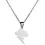 RZCXBS Thunder Necklace Hypoallergenic Surgical Stainless Steel Storm Cloud Lightning Pendant Necklace RZCXBS Thunder Necklace Hypoallergenic Surgical Stainless Steel Storm Cloud Lightning Pendant Necklace
