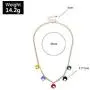 Smiling sunflower Cute Colorful Mushroom Dangling Necklace Rainbow Colored 3D Vegetables Jewelry Chains for Women Girls Daughters Smiling sunflower Cute Colorful Mushroom Dangling Necklace Rainbow Colored 3D Vegetables Jewelry Chains for Women Girls Daughters