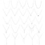 Honsny 25 Pieces Layered Choker Necklaces for Women Gold Multilayer Necklaces Set Adjustable Dainty Moon Star Coin Bar Pearl Pendant Necklaces Jewelry for Valentine’s Day Birthday Gifts