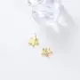 I tried Gold Star Stud Funny Meme Earrings Tarnish Resistant Earrings Funny Enamel Pin Star Enamel Pin