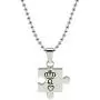 Ckysee Couples Necklace - Love Necklace For Couples, Women Men, Girlfiend And Boyfriend Matching Necklaces Stainless Steel King & Queen Relationship Necklaces K & Q Puzzle Pendant 1 Pairs Ckysee Couples Necklace - Love Necklace For Couples, Women Men, Girlfiend And Boyfriend Matching Necklaces Stainless Steel King & Queen Relationship Necklaces K & Q Puzzle Pendant 1 Pairs