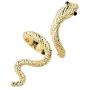 MIXIA Adjustable Punk Rock Crystal Snake Ring for Women Vintage Gothic Open Smooth Animal Finger Ring Halloween Jewelry Accessories