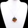 PSEEHEE Orgone Round Chakra Healing Crystals Pendant Necklace, 7 Chakra Stones Necklace for EMF Protection Spiritual Healing Jewelry Men Women (7 Chakra) PSEEHEE Orgone Round Chakra Healing Crystals Pendant Necklace, 7 Chakra Stones Necklace for EMF Protection Spiritual Healing Jewelry Men Women (7 Chakra)