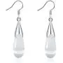 XYIYI Women Water Droplets Cat Eye Stone Dangle Earrings Teardrop Jewelry Earring for Ladies