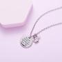 Melix Home Gift for Daughter Necklace from Mom Dad, Youll Always Be My Little Girl Necklace