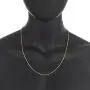 The Bling Factory 1.5mm Diamond-Cut 14k Yellow Gold Plated Round Snake Chain Necklace The Bling Factory 1.5mm Diamond-Cut 14k Yellow Gold Plated Round Snake Chain Necklace