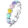 Lorrifal 925 Sterling Silver Fashion Classic Three-Colors Flower with CZ Ring Best Jewelry Gifts for Women Girls Size 6 to 8 Lorrifal 925 Sterling Silver Fashion Classic Three-Colors Flower with CZ Ring Best Jewelry Gifts for Women Girls Size 6 to 8