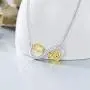RMREWY Stethoscope Necklace 925 Sterling Silver Infinity Pendant Necklace Jewelry Doctor Nurse Medical Student Nurse Day Gifts for Women RMREWY Stethoscope Necklace 925 Sterling Silver Infinity Pendant Necklace Jewelry Doctor Nurse Medical Student Nurse Day Gifts for Women