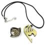 EXTREE Fairy Tail Gold and Silver Necklace Anime Cosplay Accessories Pendants and Ring