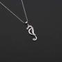 MAOFAED Seahorse Lover Marine Fish Gift Seahorse Necklace Seahorse Pendant Necklace Beach Jewelry Gift for Her