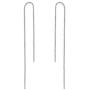Threader Earrings 925 Sterling Silver Tassel Dangle Threaded Long Chain Earrings Ear Line for Women