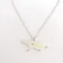 NOUMANDA Fashion Cute Mouse Engraved Heart Pendant Necklace Simple Animal Copper Jewelry NOUMANDA Fashion Cute Mouse Engraved Heart Pendant Necklace Simple Animal Copper Jewelry