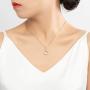 Pearl Necklace Mermaid Deer Elk Horn Antler Star Shaped Freshwater Cultured White Pearl Pendant with Silver Chain Jewelry Gifts for Women Girls