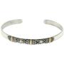 NOVICA 18k Yellow Gold Plated Accent .925 Sterling Silver Cuff Bracelet Vine Tendrils