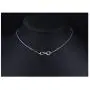 S925 Sterling Silver Choker Short Dainty Necklace Pendant for Women Girl S925 Sterling Silver Choker Short Dainty Necklace Pendant for Women Girl