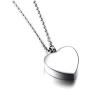 Casa De Novia Always in My Heart Cremation Jewelry Rose Gold Stainless Steel Keepsake Memorial Urn Ash Necklace