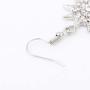 HSWE Statement Rhinestone Drop Earrings for Women Star Moon Burst Crystal Dangle Earrings wedding Party Jewelry